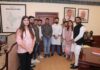 दिल्ली में केंद्रीय मंत्री चिराग पासवान से मिली मध्य प्रदेश युवा लोजपा की टीम
