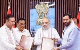 अमित शाह की मौजूदगी में बरसों लंबित यमुना जल विवाद सुलझा
