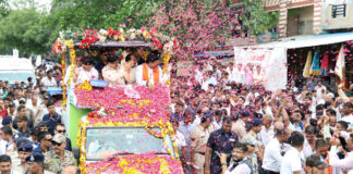 रोड शो में मुख्यमंत्री डॉ. यादव ने किया अभिवादन, हुआ जगह-जगह भव्य स्वागत