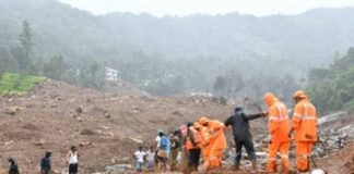 वायनाड में भूस्खलन से 3 की मौत, 7 लापता