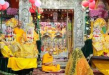 फूलों और हिंडोलों से सजी रामनगरी, अयोध्या के हजारों मंदिरों में झूलनोत्सव शुरू