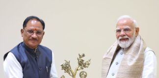 प्रधानमंत्री नरेंद्र मोदी से मुख्यमंत्री विष्णु देव साय ने की भेंट, छत्तीसगढ़ के विकास और ‘बस्तर विजन’ पर हुई विस्तृत चर्चा