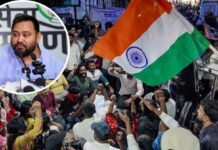 पटना में सियासी संग्राम! तेजस्वी यादव हिरासत में, RJD समर्थकों ने किया जोरदार प्रदर्शन